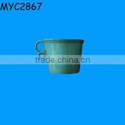 Vintage pottery double layer beer mugs