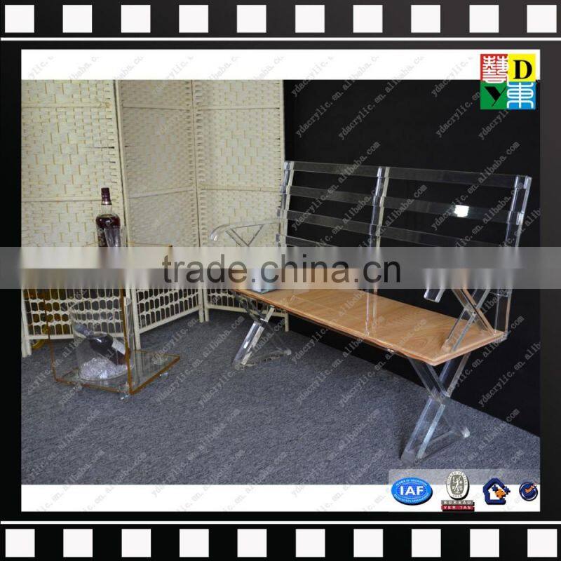 Customzied clear acrylic coffee table / PMMA high end coffee tables from china manufacturer