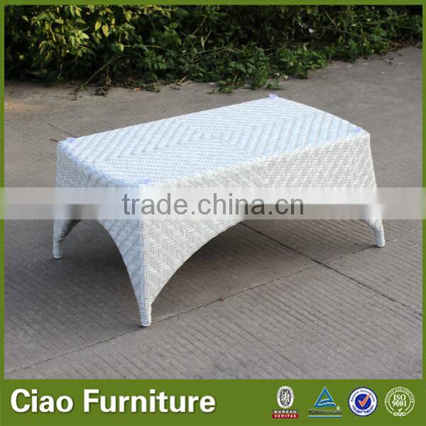 Outdoor furniture white import rattan module sofa