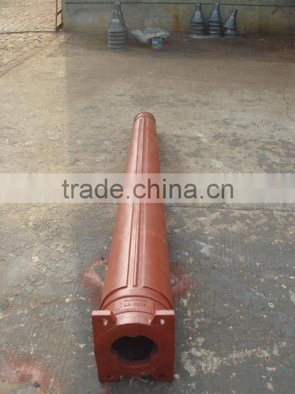 European decorative cast iron garden lamp post