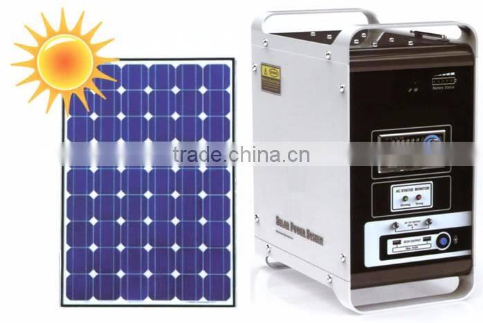 100W Portable Solar Power System with Mini Stereo