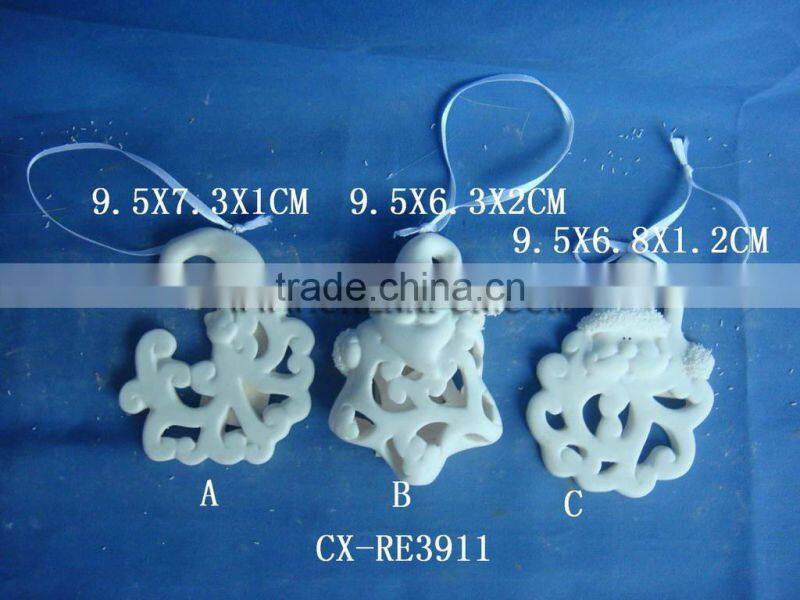 porcelain ashtray Various Shapes Personalized Christmas Ornaments For Tree Hanging