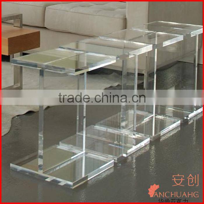 clear mini acrylic chair_blue acrylic chair