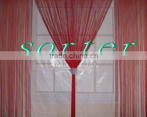 sorter's 100%polyester fashion fringe curtain for room divider