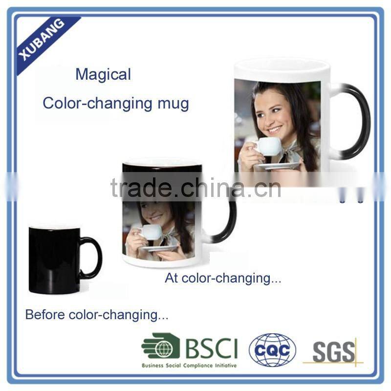 Hot sell wonder mugs color changing mug for promotion gift