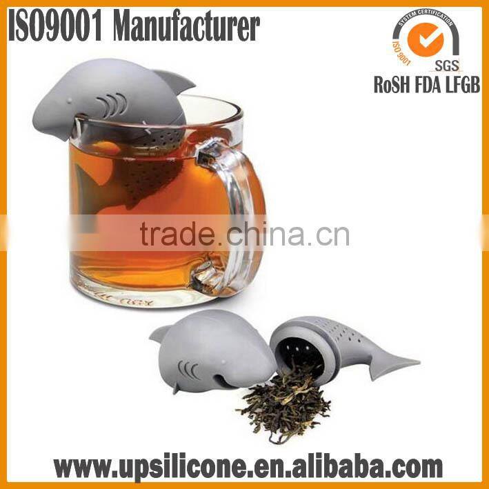 Eco-Friendly Shark Shape Silicone Tea Infuser ,Silicone Shark Shape Tea Infuser,Tea Strainers