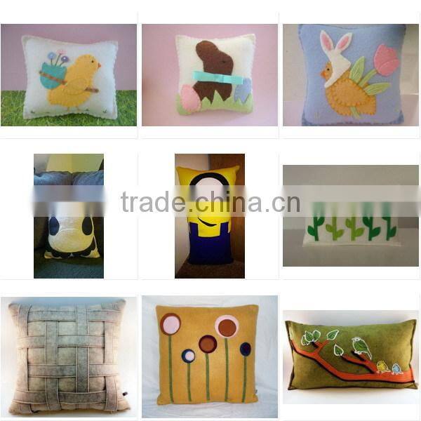 2017 fashion new nonwoven polyester felt fancy custom printed fabric cushion cover for office chair wholesale manufacturer OEM