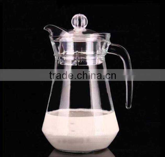 1.5 Liter pyrex glass pitcher glass juice pitcher