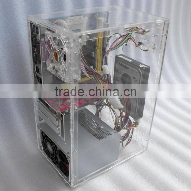 Custom Plexiglass Acrylic Computer Case with Led Light