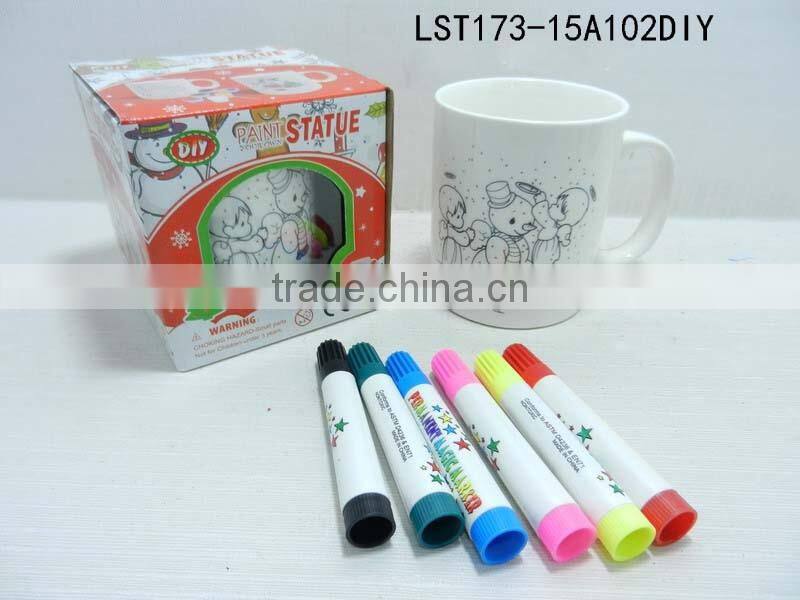 ceramic christmas diy paint design mug
