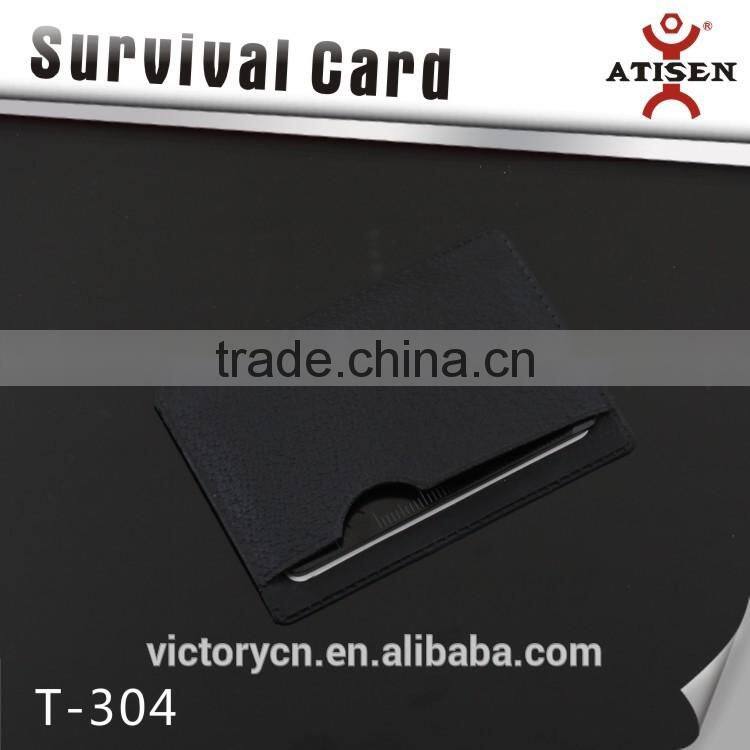 Colorfull Black multi card ,stainless steel survival multi-functional in one card