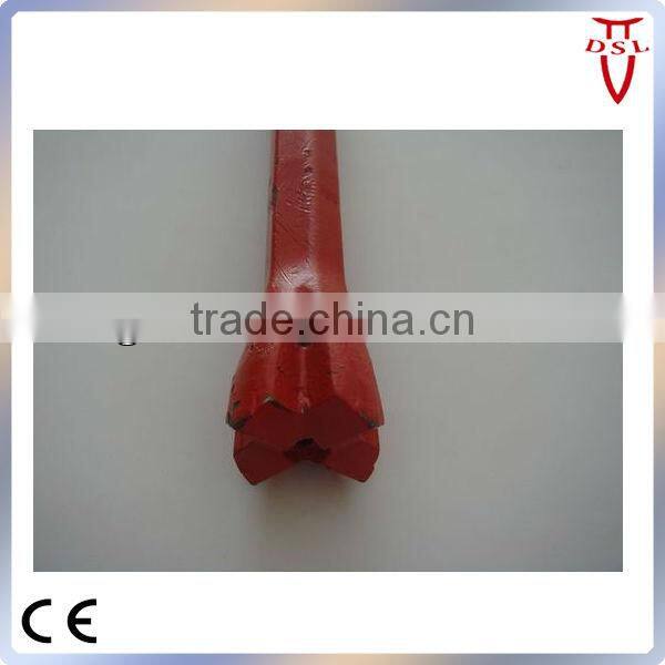 Integral rock Drill Rods(Chisel Type) for Jack Hammer