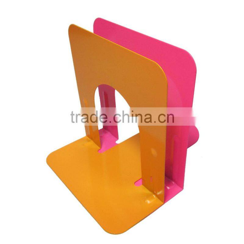 High quality colored simple design 5"metal desktop book stand