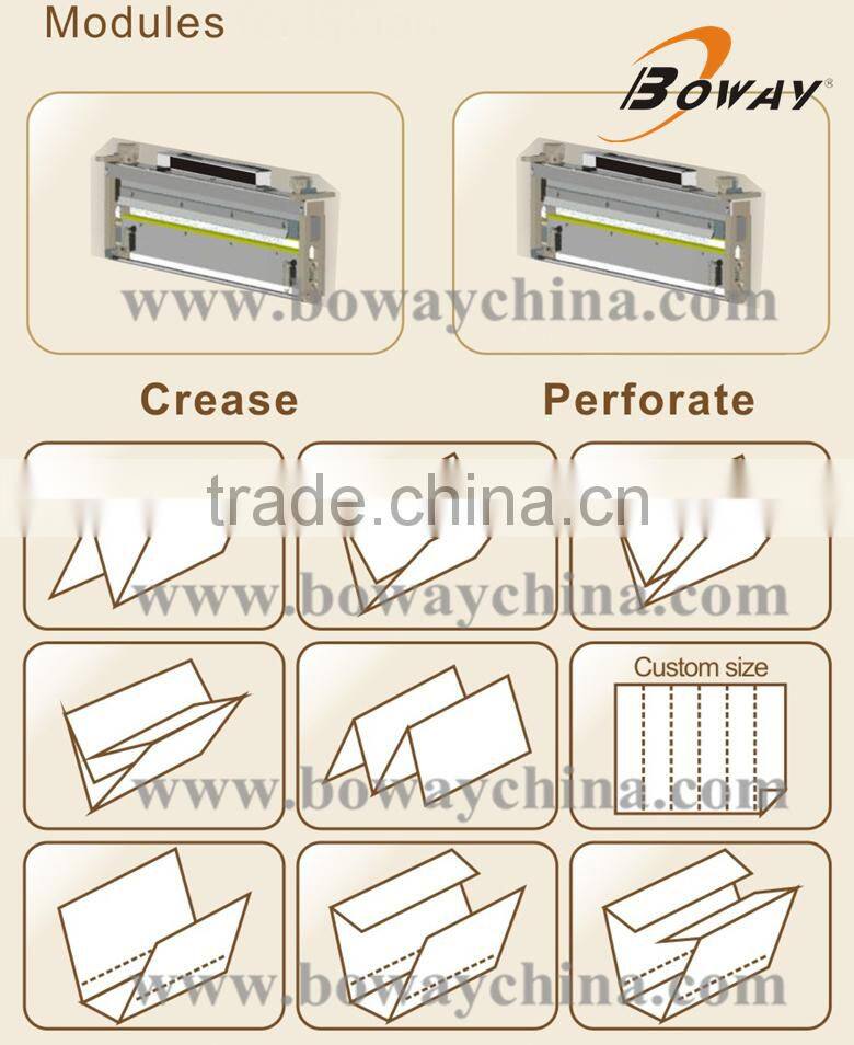 Hangzhou HUPU Boway K330C paper auto creasing perforating machine