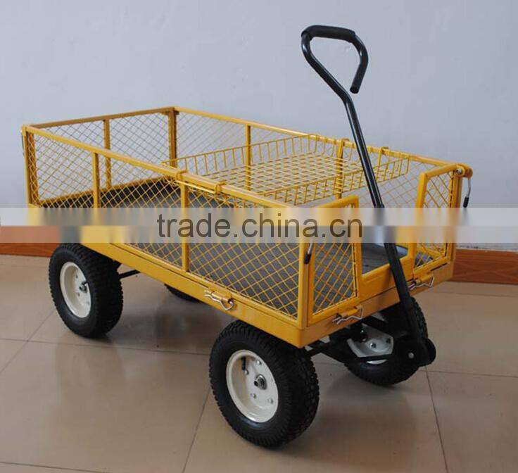 garden flower pot carry four wheel carts