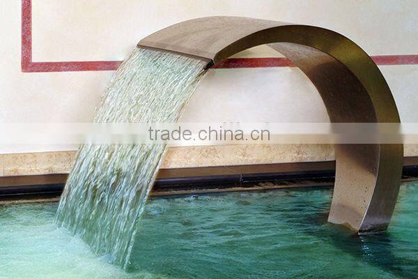 Massage water curtain in animal shape for swimming pool and spa pool waterfall ,pool water fountain