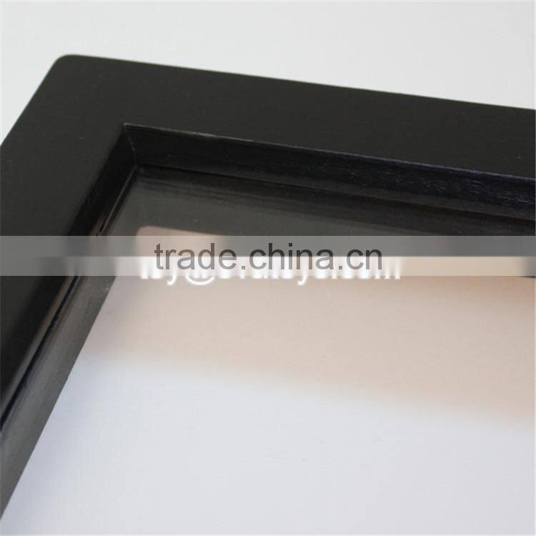 Wholesale home decoration black wooden cheap picture frames W09A006