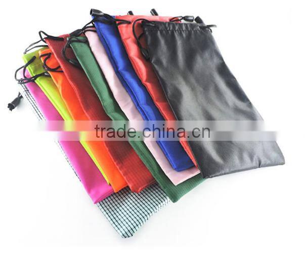 cheap Soft Cloth Microfiber jewely Bag Case For Sunglasses Glasses Random Delivery