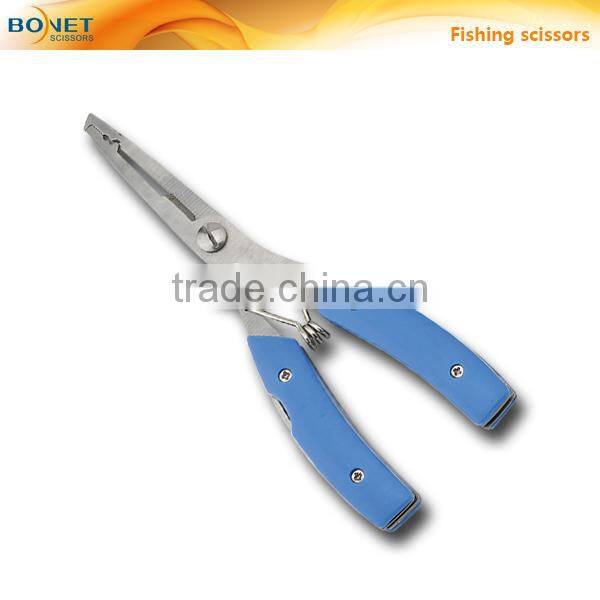 SFI0003A1 FDA qualified multi purpose Stainless steel folding aluminum fishing pliers