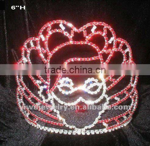 HCC172-0004 New Product Fasion Small Christmas Tree Crown For Party