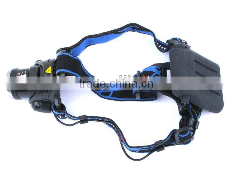 A9 High Power 10W Adjustable Zoom Headlamp 800LM XML T6 LED Headlight