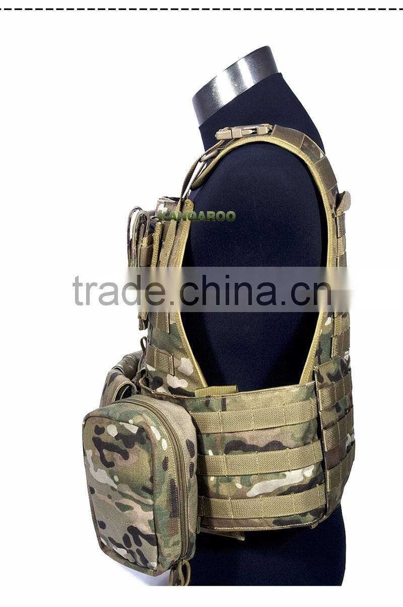 Wholesale Men Army Camo Military Bulletproof Combat Vest