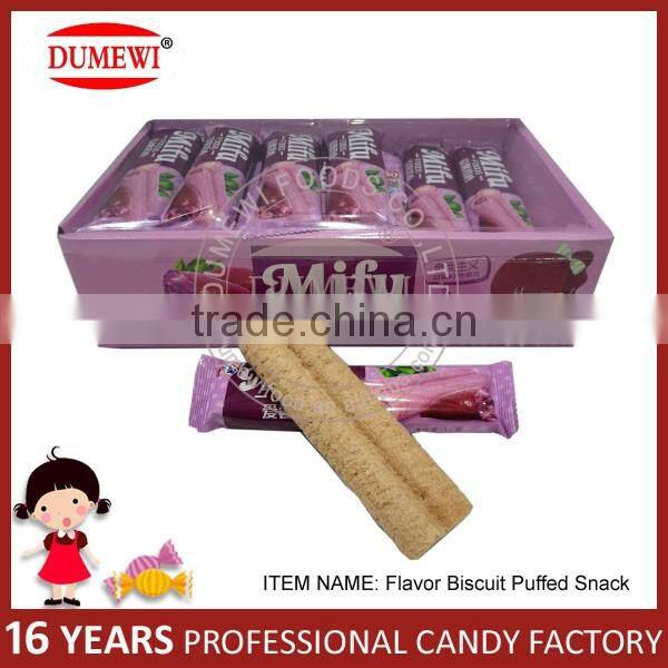 Purple Potato Flavor Biscuit Puffed Stick