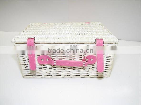 Wholesale cheap natural handmade outdoor wicker willow outdoor picnic durable basket