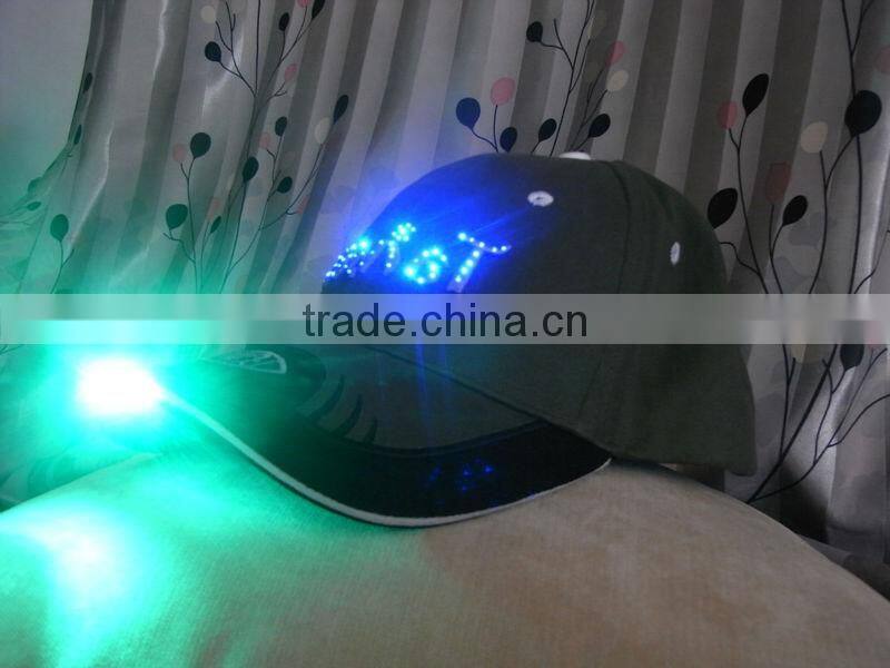 2013 trendy designed led caps /led caps and hats