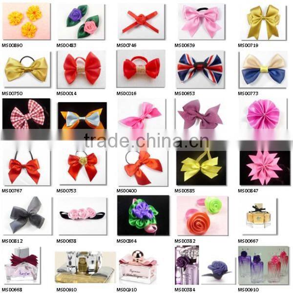 MSD wholesale red ribbon bow tie for wedding dress decoration