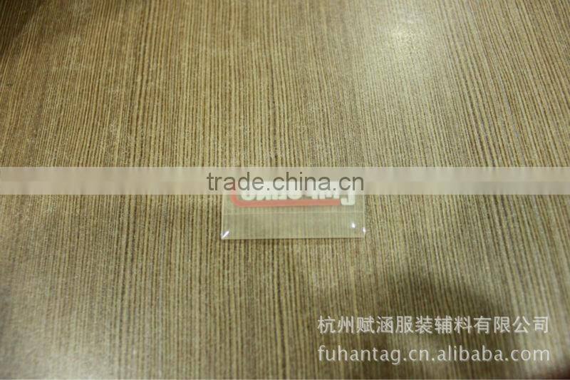 Customized rubber label patch for garment