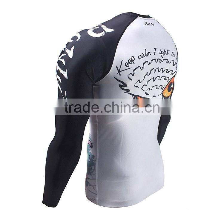 Excellent quality new design MMA Rash Guard