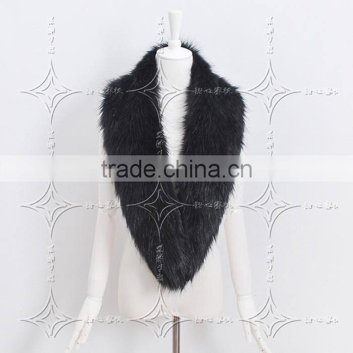 2015 fashion street snap hot style faux fur scarf shawl collars for woman