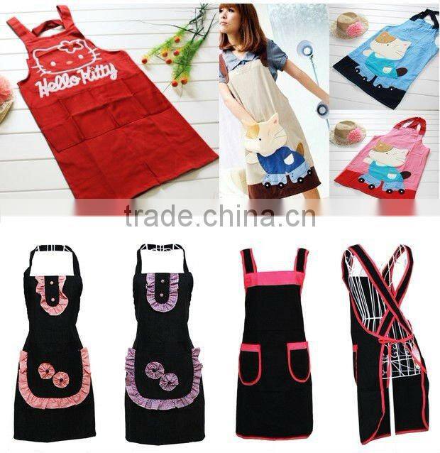 2013 fashional kitchen aprons with waterproof