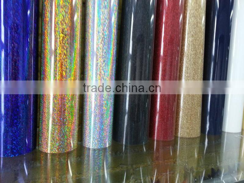 Laser hologram heat transfer vinyl for t-shirt