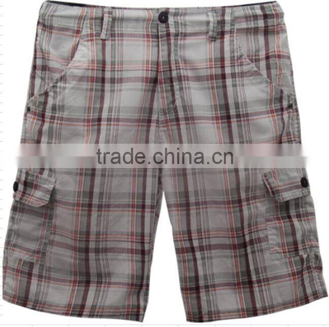Men outwear casual clothing cargo shorts with belt