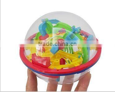 Hot 3D Space Traveller Intellect Ball Balance Maze Game Puzzle Toy 100 Barriers