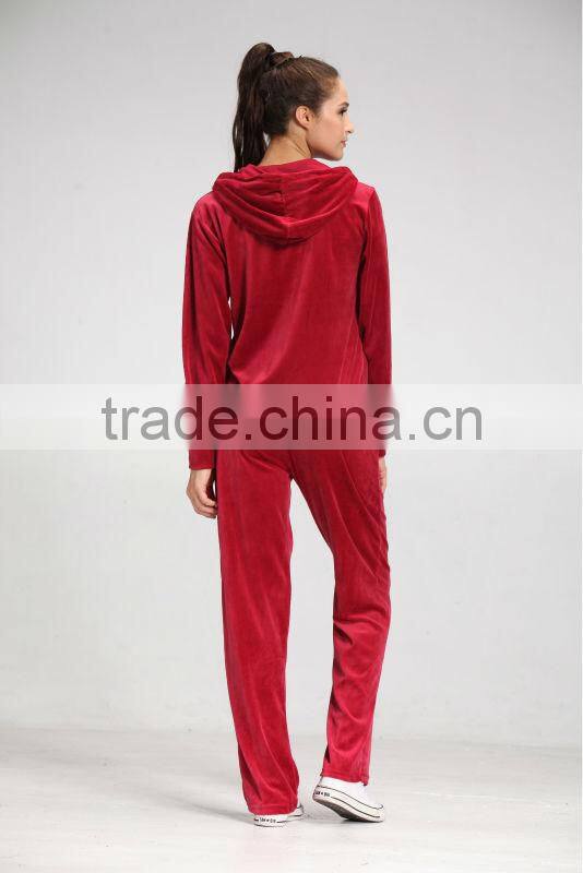 Factory Price Velour Woman Hoodies 2014 Latest Ladies Top Designs
