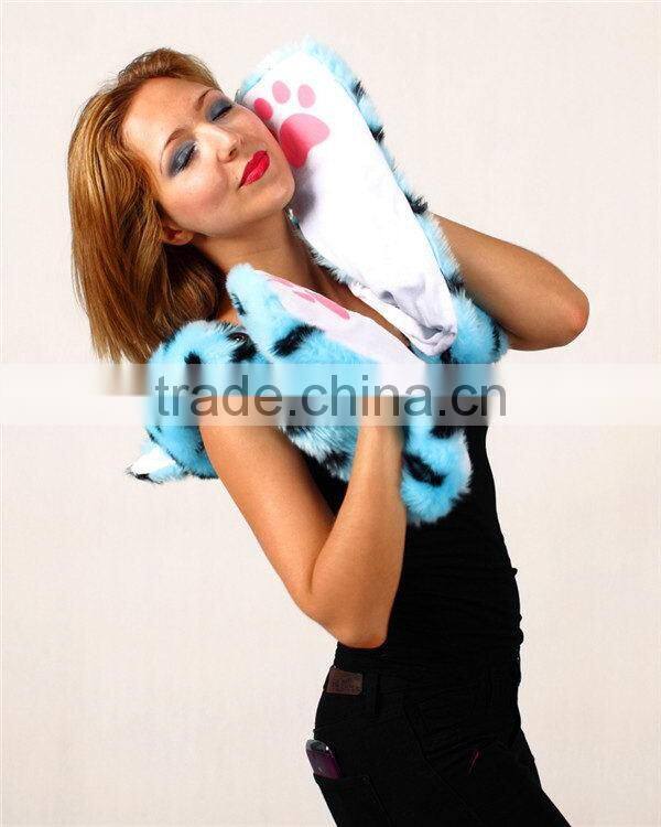 New style Best-Selling Profession manufactuer animal winter hood hat with gloves