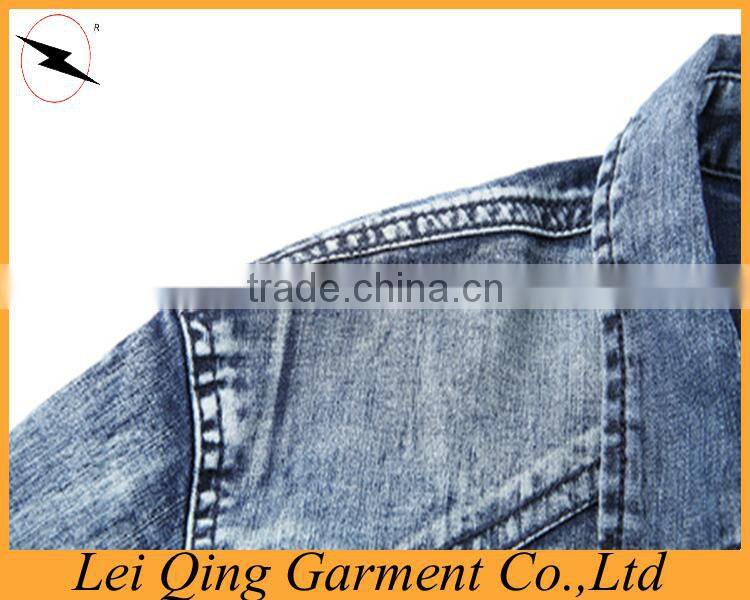 Factory wholesale denim shirt men jeans shirt