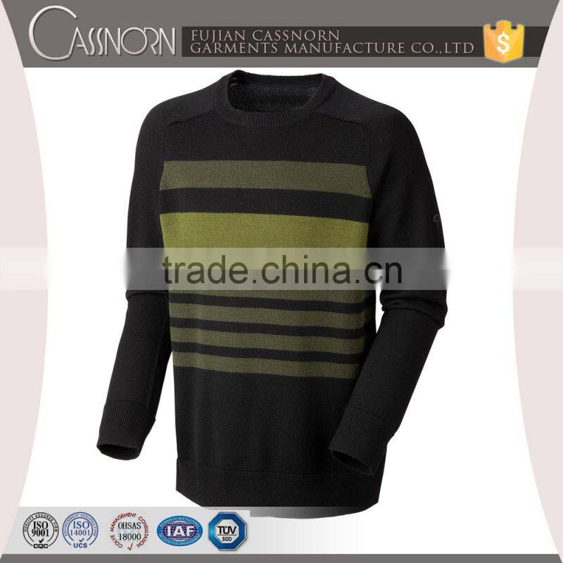 mountain hardwear knit stripe merino wool slim fit color-block sweater for men