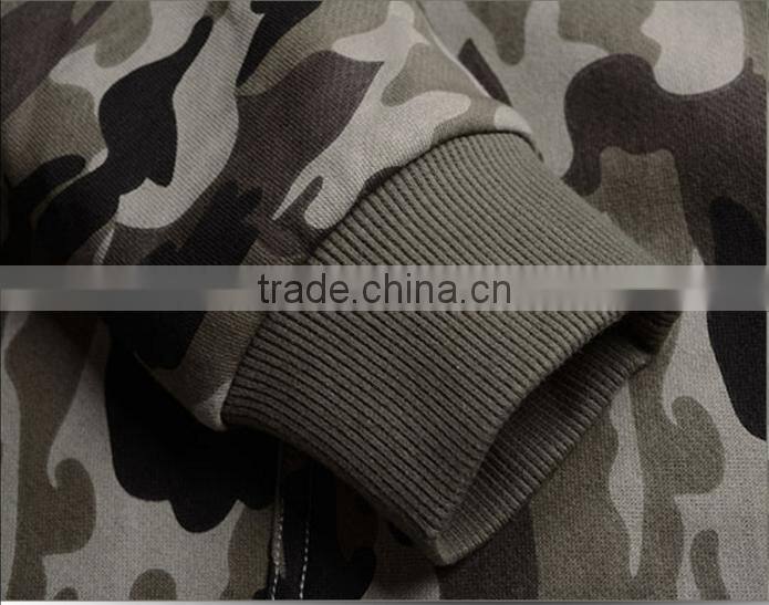 Camo Hoodie Pullover Autumn Sweatshirt