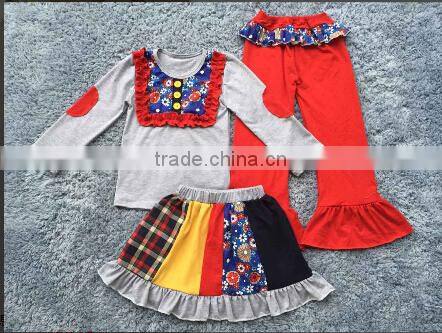 wholesale childrens clothing store boya girl boutique clothing sleepwear winter christmas pajamas girl baby clothes sets