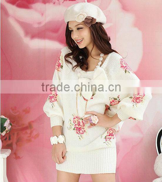 2013 New Wholesale Manufacture Ladies Dresses Knitwear