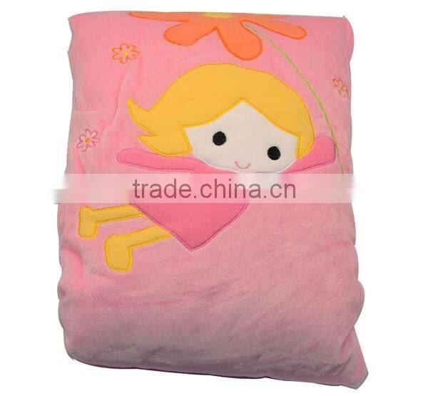 China Wholesale cartoon Embroidered baby blanket