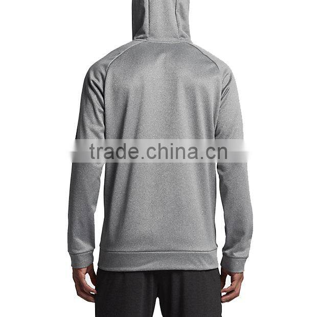 2017 fashion OEM Men Breathable athletic jogging Sports dri fit training hoodies wholesale