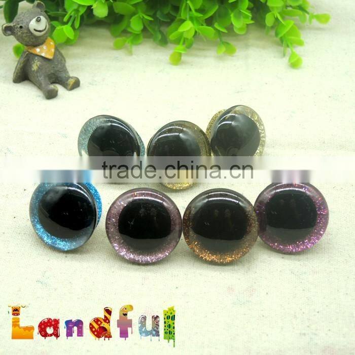 35mm Big Size Plush Toys Glitter Stuffed Animal Eyes Plastic Sparkle Eyes