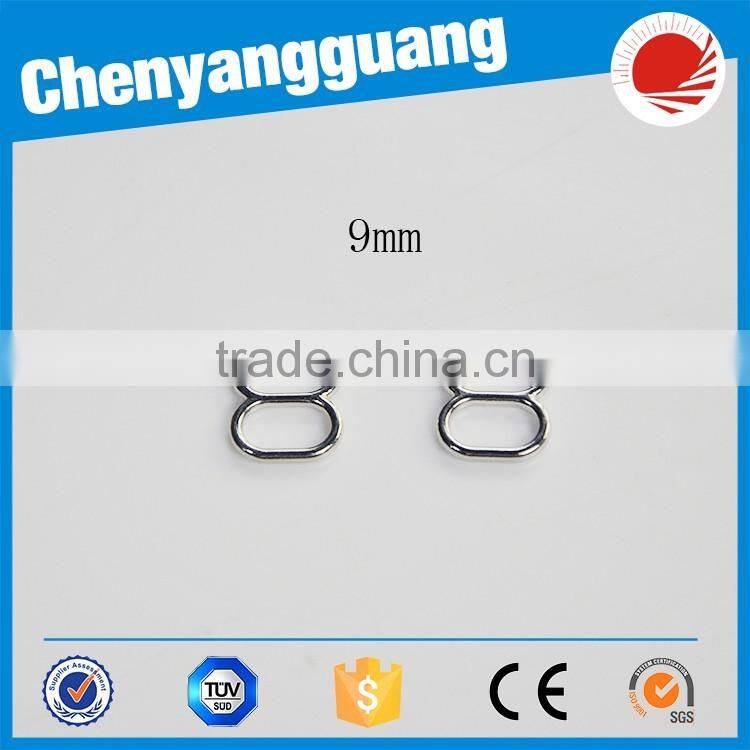 Wholesale Underwear Lingerie Accessories Bra Hooks Silver