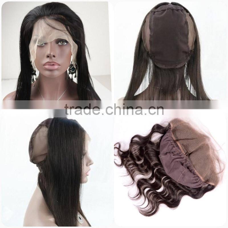 Hair Extension 7a New Arrived Body Wave Human Hair Ear To Ear 360 lace frontal closure