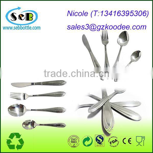 Dinner Sets Tableware / Cutlery Set Stainless Steel / Reasonable price cutlery set with plastic handle